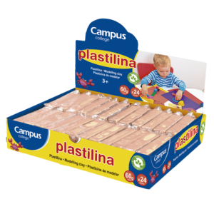 PLASTILINA CAMPUS COLLEGE 60G CARNE                                                                 