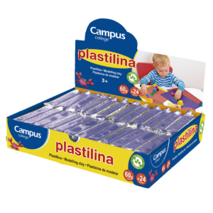 PLASTILINA CAMPUS COLLEGE 60G VIOLETA                                                               
