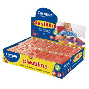 PLASTILINA CAMPUS COLLEGE 60G ROJO                                                                  