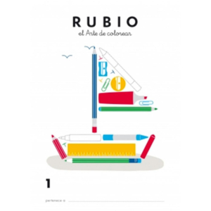 CUADERNO RUBIO COLOREAR 1 5 UD.                                                                     
