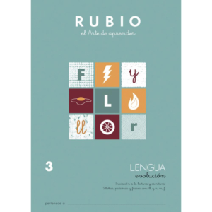 CUADERNO RUBIO LENGUA EVOLUCIÓN 3                                                                   