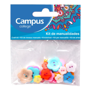 SET MANUALIDADES CAMPUS COLLEGE BOTÓN FLOR                                                          