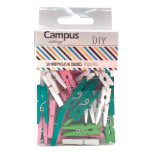PINZA MADERA CAMPUS COLLEGE COLORES SURTIDOS 50 UD.                                                 