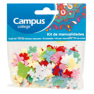 SET MANUALIDADES CAMPUS COLLEGE MIX FLORES Y MARIPOSAS                                              