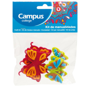 SET MANUALIDADES CAMPUS COLLEGE MARIPOSAS FIELTRO                                                   