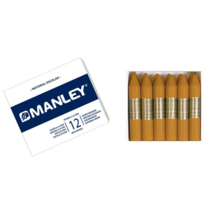 CERAS BLANDAS MANLEY OCRE MADERA 12 UD.                                                             