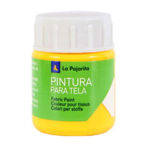 PINTURA TELA LA PAJARITA 25 ML AMARILLO REAL                                                        