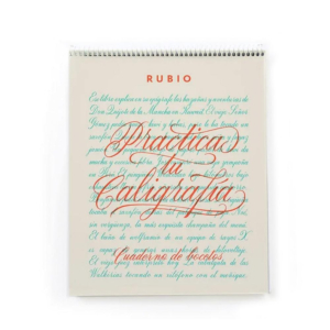 CUADERNO RUBIO BOCETOS CALIGRAFÍA                                                                   