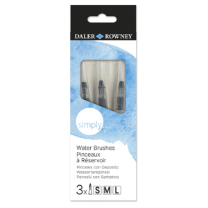 PINCELES DE ACUARELA DALER ROWNEY PACK 3 UD.                                                        