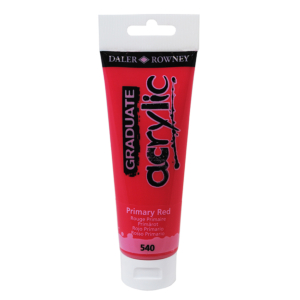 PINTURA ACRÍLICA DALER ROWNEY GRADUATE ACRYLIC 120 ML ROJO PRIMARIO                                 