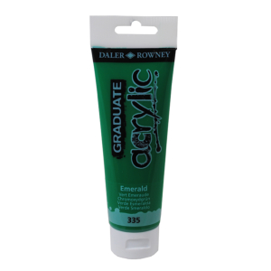 PINTURA ACRÍLICA DALER ROWNEY GRADUATE ACRYLIC 120 ML VERDE ESMERALDA                               