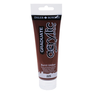 PINTURA ACRÍLICA DALER ROWNEY GRADUATE ACRYLIC 120 ML MARRÓN SOMBRA TOSTADA                         