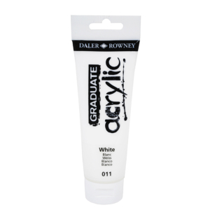 PINTURA ACRÍLICA DALER ROWNEY GRADUATE ACRYLIC 120 ML BLANCO                                        