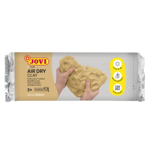 PASTA PARA MODELAR ENDURECIBLE JOVI AIR DRY 250G OCRE                                               