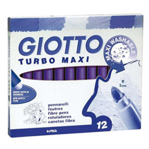 ROTULADOR GIOTTO TURBO MAXI 12 UNID VIOLETA                                                         
