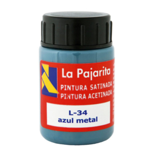 TÉMPERA LA PAJARITA 35 ML AZUL METÁLICO                                                             
