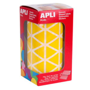 GOMETS FORMAS GEOMÉTRICAS APLI TRIÁNGULO 20 MM AMARILLO                                             