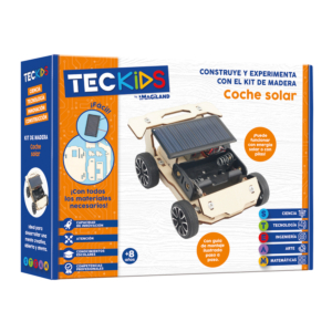 JUEGO DE CONSTRUCCIÓN MADERA IMAGILAND TECKIDS COCHE SOLAR                                          