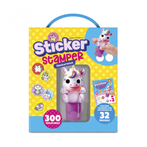 SELLO PEGATINAS IMAGILAND STICKER STAMPER UNICORNIOS                                                
