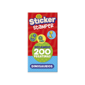 RECAMBIO PEGATINAS IMAGILAND STICKER STAMPER DINOSURIOS                                             