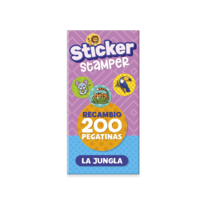 RECAMBIO PEGATINAS IMAGILAND STICKER STAMPER JUNGLA                                                 