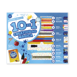 KIT DE ACTIVIDADES IMAGILAND 10 EN 1 CREATIVIDAD MÁGICA 5 A 10 AÑOS                                 