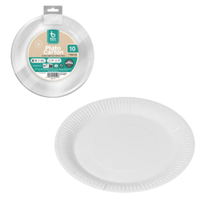 PLATO BIODEGRADABLE DE 23 CM. 