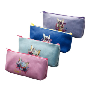 PORTATODO CAMPUS UNIVERSITY RECTANGULAR PERROS Y GATOS 2 CREMALLERAS 4 DISEÑOS                      