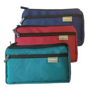 PORTATODO CAMPUS COLLEGE RECTANGULAR 3 CREMALLERAS 3 COLORES                                        