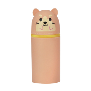 PORTATODO CAMPUS SILICONA BUDDY PETS PERRO ROSA                                                     