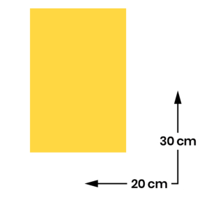 GOMA EVA CAMPUS 20X30 CM. AMARILLO REF. 630456
