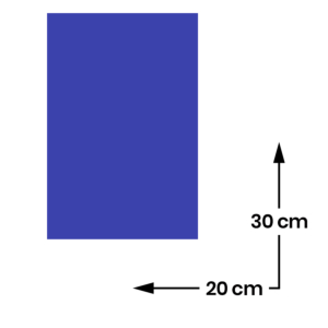 GOMA EVA CAMPUS 20X30 CM. AZUL REF. 630455