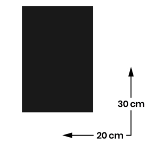 GOMA EVA CAMPUS 20X30 CM. NEGRO REF. 630459