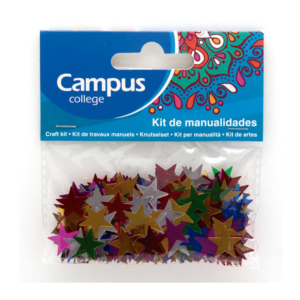 SET MANUALIDADES CAMPUS ESTRELLAS METALIZADAS REF. 630682