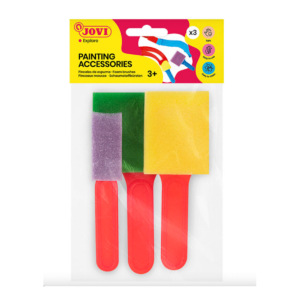 PINCELES ESPÁTULAS DE ESPONJA JOVI BLÍSTER DE 3 UNID. REF. 814