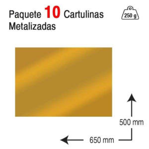 CARTULINA MAKRO PAPER 50 X 65 CM. 250 G. ORO METALIZADO REF. 20206