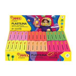 PLASTILINA JOVI 50 G. 30 UNID. COLORES NEÓN REF. 70F