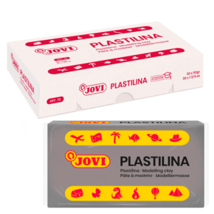 PLASTILINA JOVI 50 G. GRIS REF. 7050