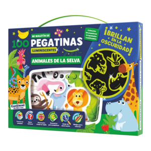 JUEGO EDUCATIVO IMAGILAND 100 PEGATINAS ANIMALES DE LA SELVA                                        