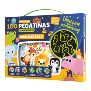 JUEGO EDUCATIVO IMAGILAND 100 PEGATINAS ANIMALES BABY                                               