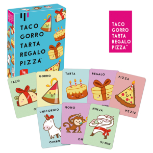 JUEGO LUDILO TACO, GORRO, TARTA, REGALO, PIZZA                                                      