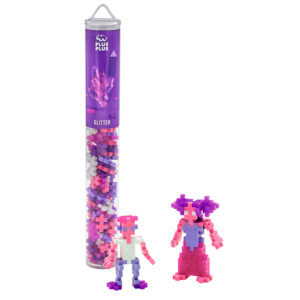 JUEGO CONSTRUCCIÓN PLUS PLUS GLITTER PURPURINA                                                      