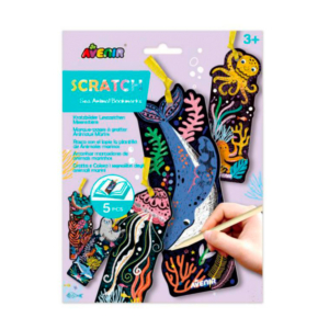 MARCAPÁGINAS SCRATCH AVENIR ANIMALES                                                                