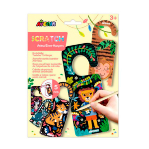 COLGADORES PUERTA SCRATCH AVENIR ANIMALES                                                           