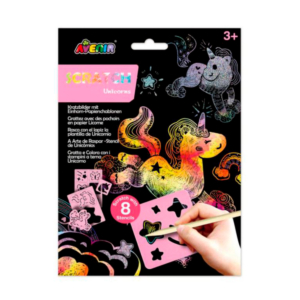 SCRATCH CON PLANTILLA AVENIR UNICORNIOS                                                             