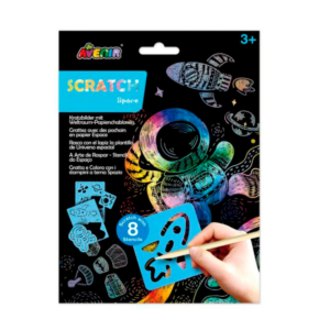 SCRATCH CON PLANTILLA AVENIR ESPACIO                                                                