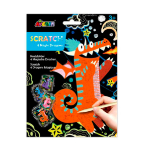 SCRATCH MAGIC AVENIR DRAGONES 4 UD.                                                                 