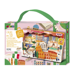 PUZZLE AVENIR CREA TU PAISAJE URBANO EN 3D ROMA                                                     