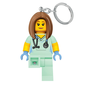 LLAVERO LINTERNA LEGO FIGURA VETERINARIA                                                            