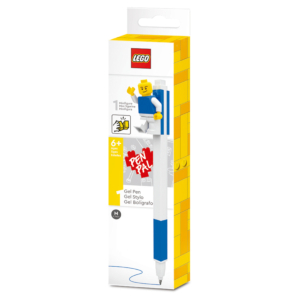 BOLÍGRAFOS TINTA GEL LEGO CON MINIFIGURA AZUL                                                       